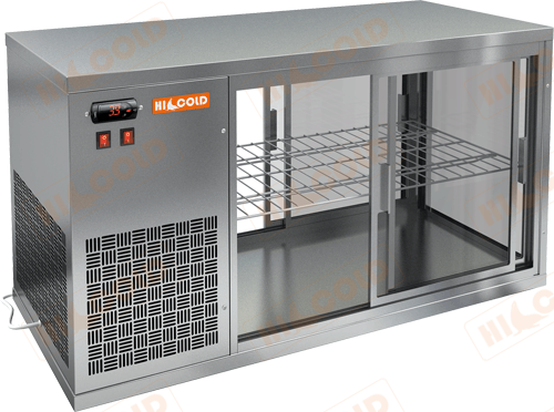 Настольная холодильная витрина сквозная  HICOLD  VRL T 900 L