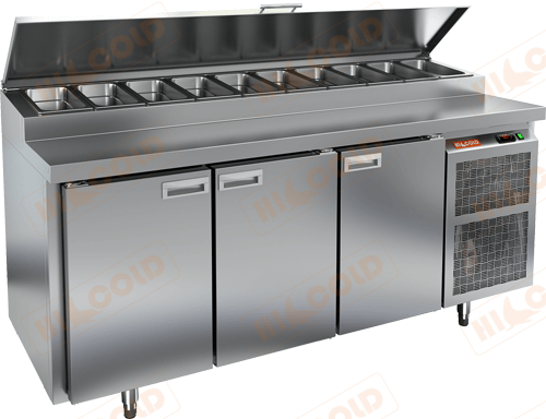 Стол холодильный для пиццы  HICOLD  PZ2-111/GN