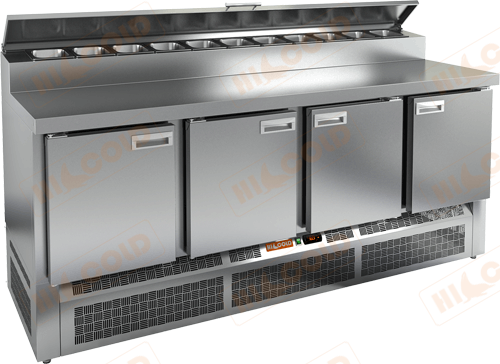 Стол холодильный для пиццы  HICOLD  PZE2-1111/GN