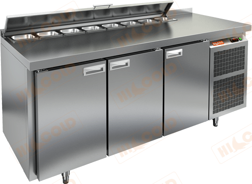 Стол холодильный для салатов (саладетта)  HICOLD  SL2-111SN