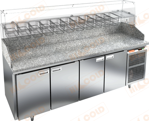 Стол охлаждаемый для пиццы  HICOLD  PZ3-1111/GN