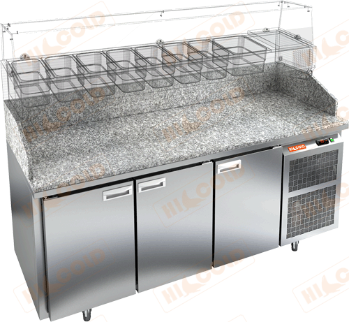 Стол охлаждаемый для пиццы  HICOLD  PZ3-111/GN