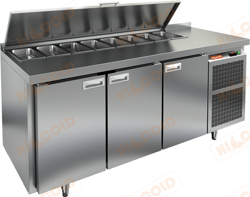 Стол охлаждаемый для салатов (саладетта)  HICOLD  SL1-111GN