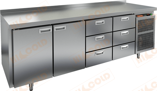 Стол охлаждаемый  HICOLD  GN 1133/TN ― Официальный сайт Российских производителей промышленного оборудования