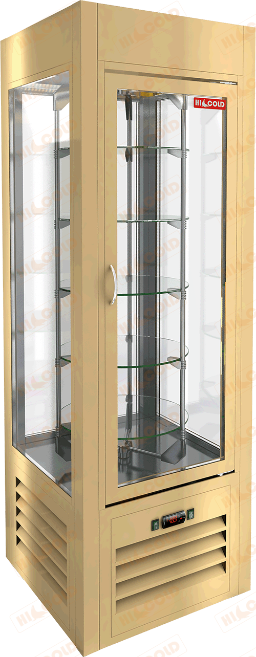 Витрина кондитерская вертикальная  HICOLD  VRC 350 R Sh Beige