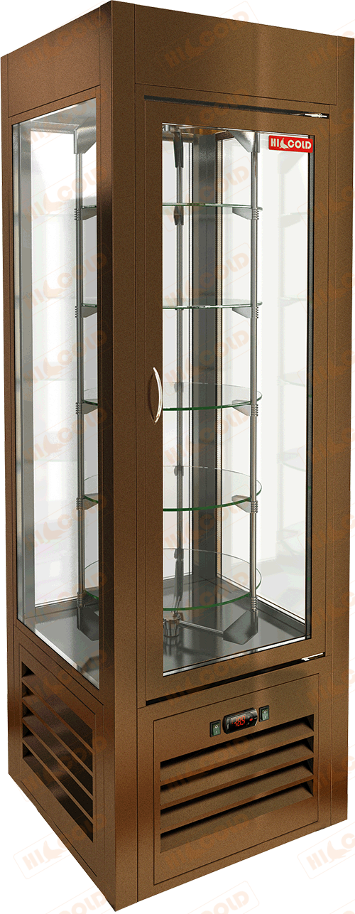 Витрина кондитерская вертикальная  HICOLD  VRC 350 R Sh Bronze