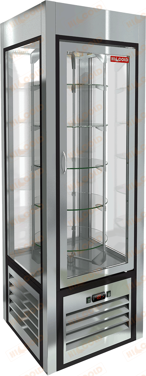 Витрина кондитерская вертикальная  HICOLD  VRC 350 R Sh FR