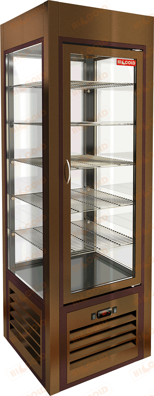 Витрина кондитерская вертикальная  HICOLD  VRC 350 Sh Bronze FR